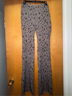 Rebecca Taylor Gray Printed flare pants